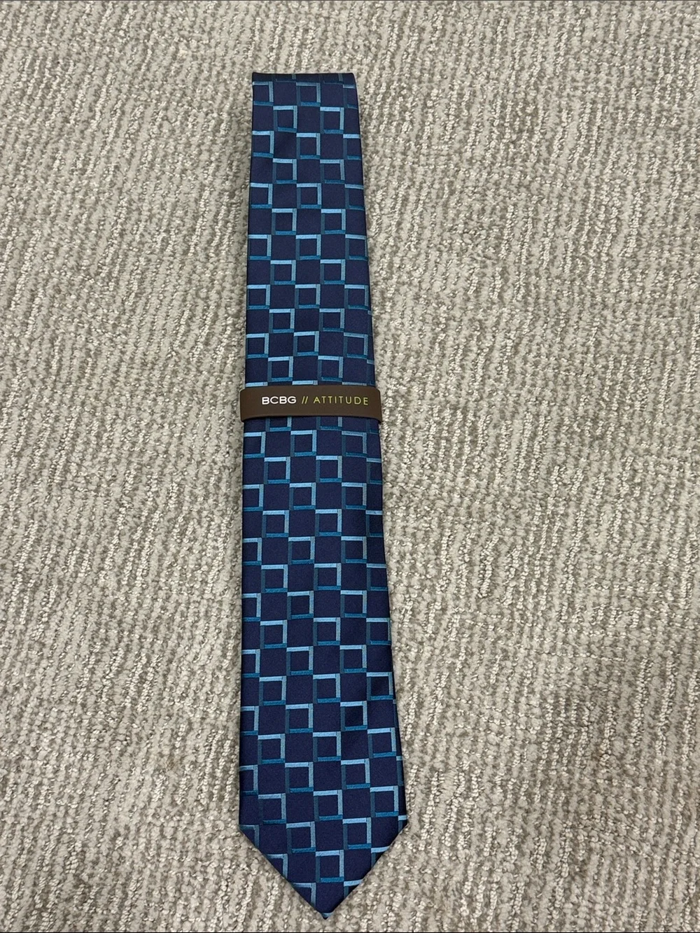 BCBG Geometric Silk Tie